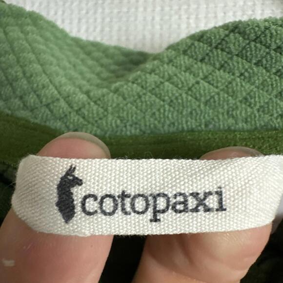 Cotopaxi Women's Large Green Color Block Full Zip Hooded Bandera Outdoor Jacket - Picture 10 of 13